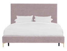 Load image into Gallery viewer, Delilah Textured Velvet Bed in King