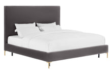 Load image into Gallery viewer, Delilah Textured Velvet Bed in King