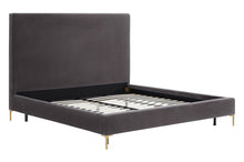 Load image into Gallery viewer, Delilah Textured Velvet Bed in King