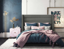 Load image into Gallery viewer, Koah Velvet Bed in King