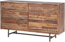 Load image into Gallery viewer, Bushwick Wooden 6 Drawer Dresser