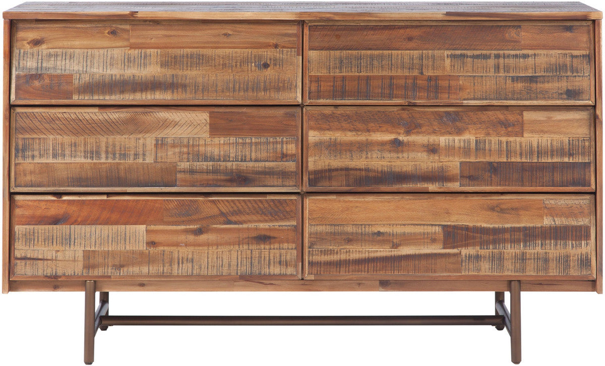 Bushwick Wooden 6 Drawer Dresser