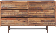 Load image into Gallery viewer, Bushwick Wooden 6 Drawer Dresser