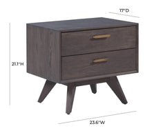 Load image into Gallery viewer, Loft Wooden Nightstand