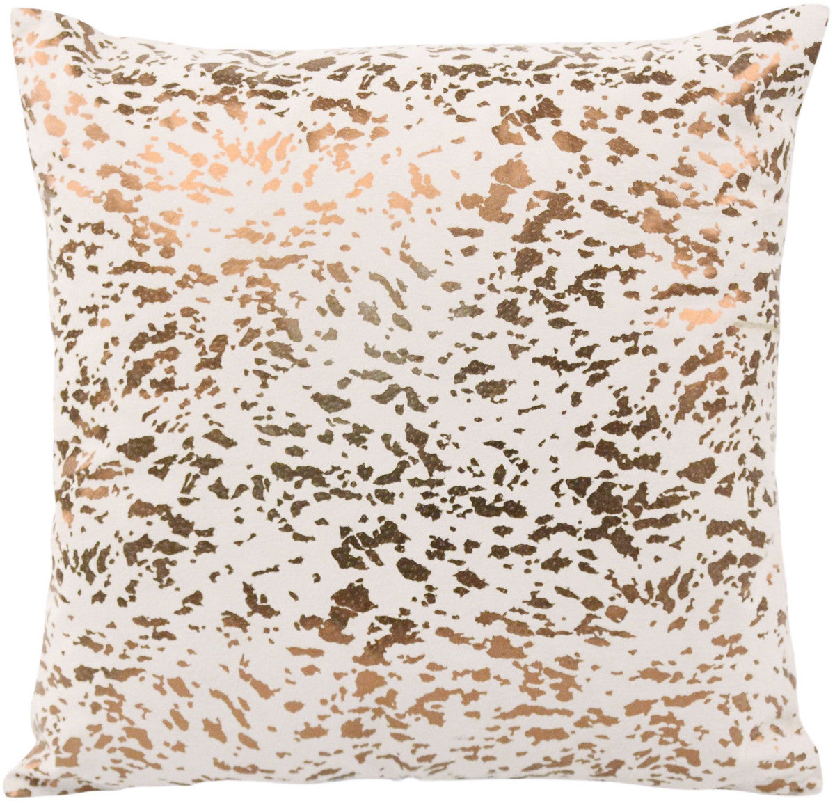 Leather Speckled Gold Pillow