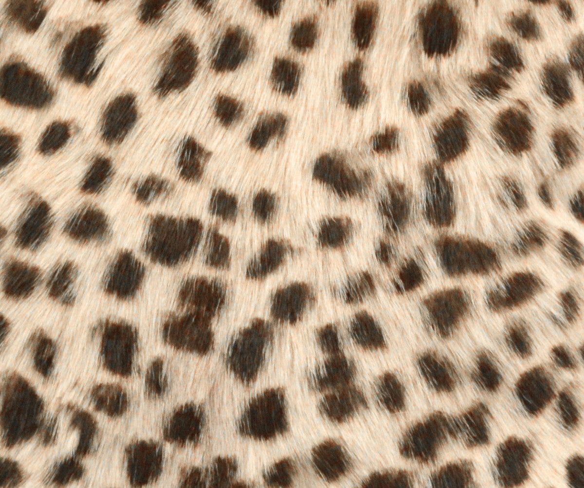 Leopard Print Goatskin 20" Pillow