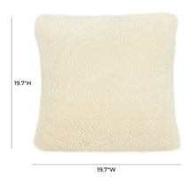 Load image into Gallery viewer, New Zealand Sheepskin 20&quot; Pillow