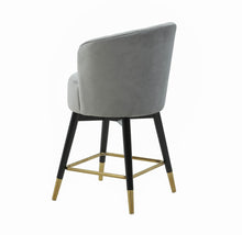 Load image into Gallery viewer, Liana Velvet Swivel Stool by Inspire Me! Home Decor