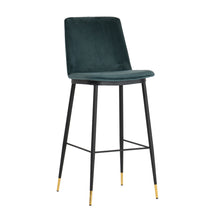 Load image into Gallery viewer, Evora Velvet Counter Stool (Set of 2)