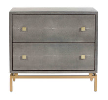 Load image into Gallery viewer, Pesce Shagreen Nightstand