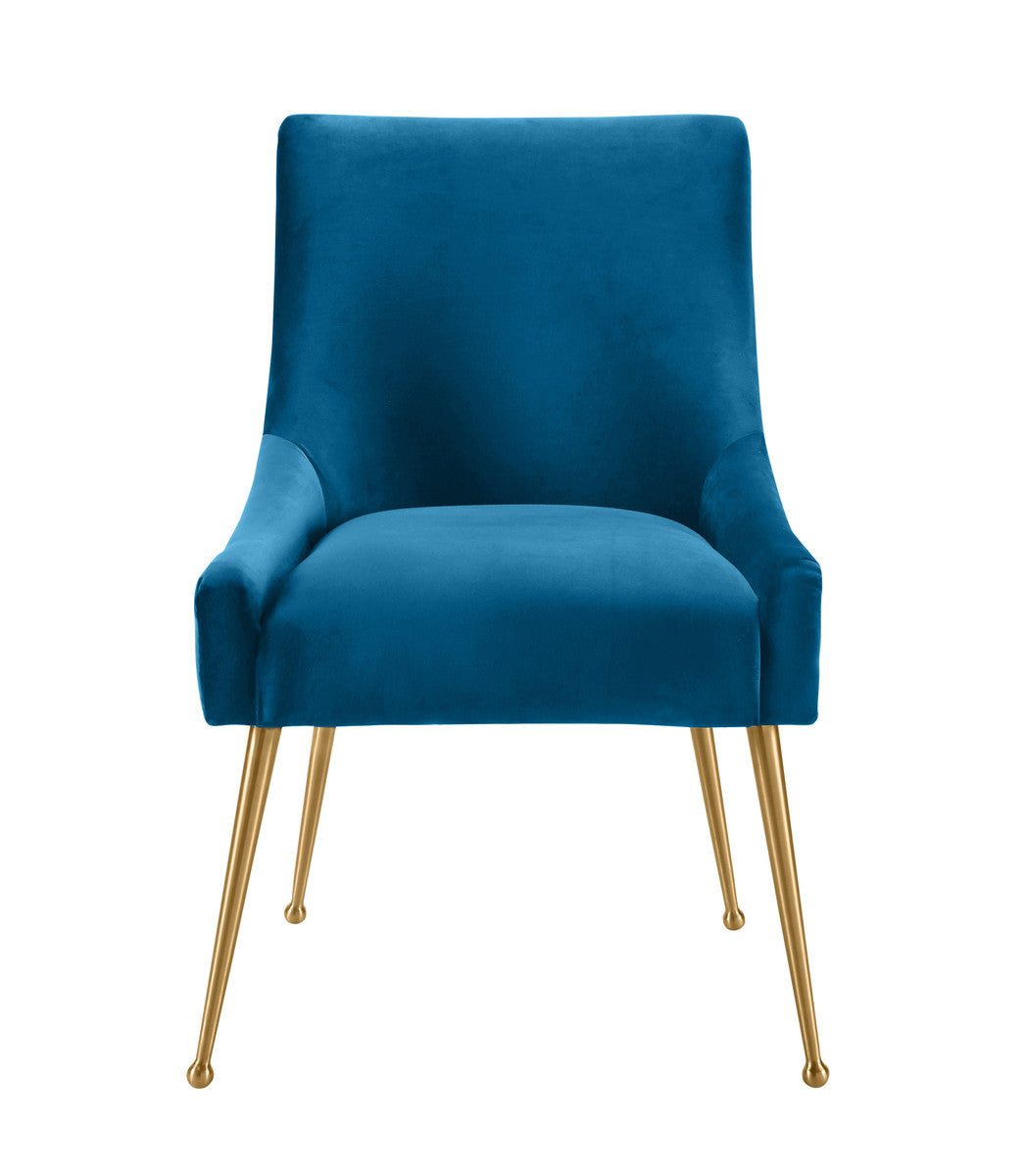 Beatrix Pleated Velvet Side Chair