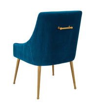 Load image into Gallery viewer, Beatrix Pleated Velvet Side Chair