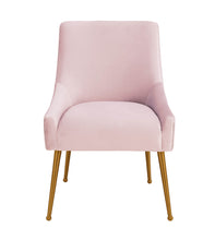 Load image into Gallery viewer, Beatrix Pleated Velvet Side Chair