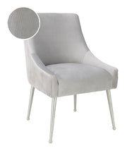 Load image into Gallery viewer, Beatrix Pleated Velvet Side Chair