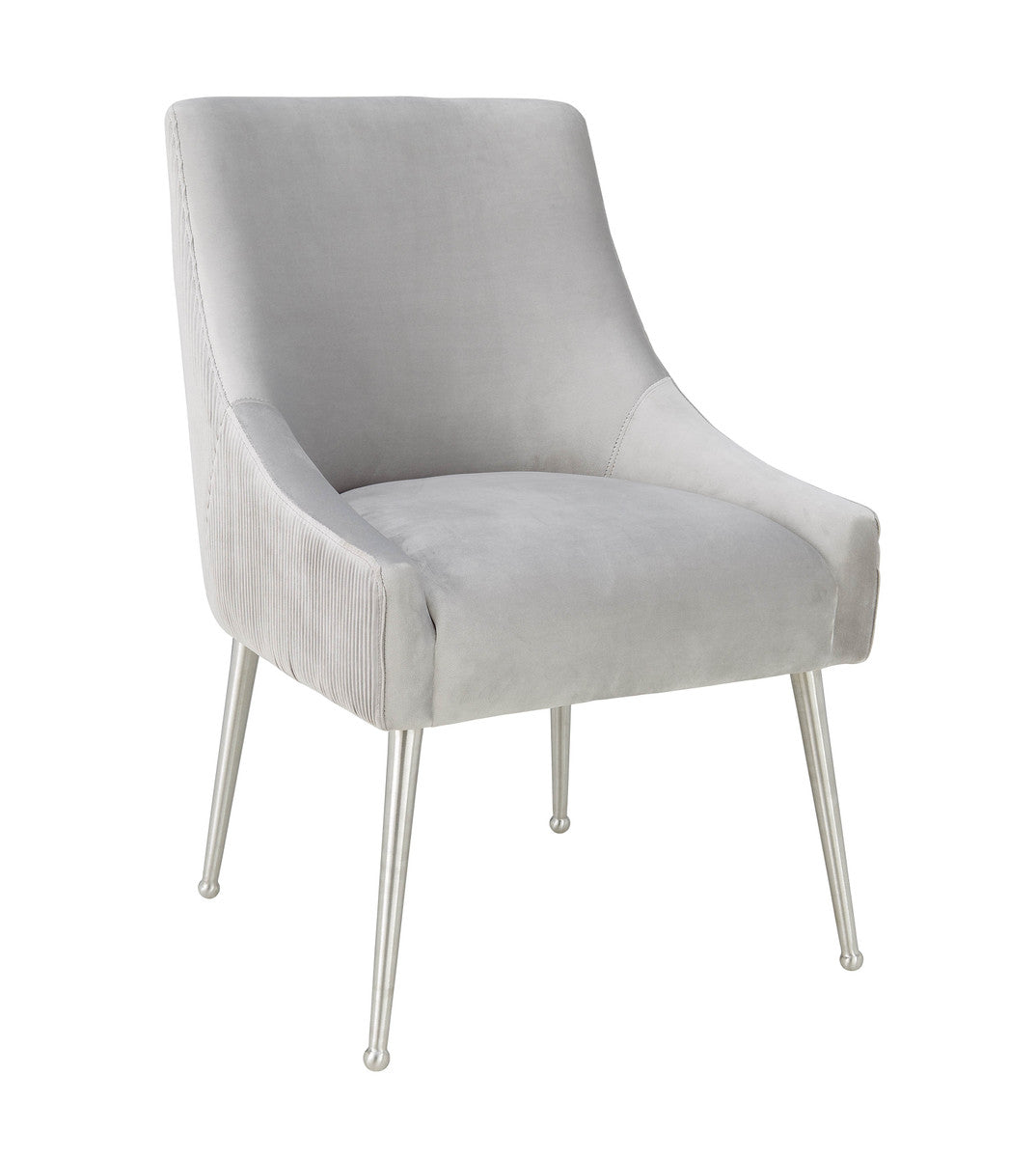 Beatrix Pleated Velvet Side Chair