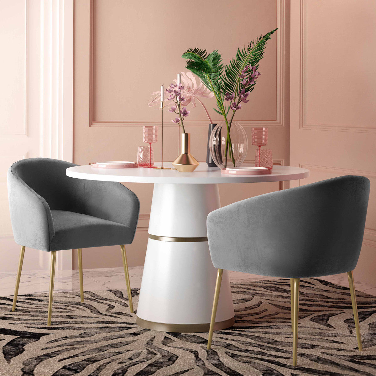 Arya Performance Velvet Dining Chair