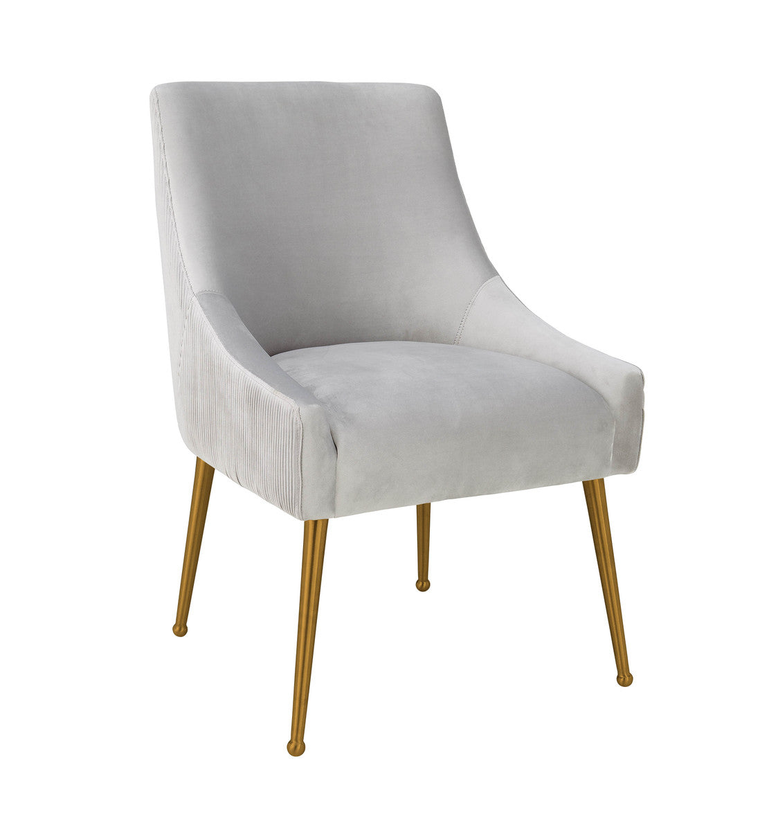 Beatrix Pleated Velvet Side Chair