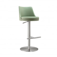 Load image into Gallery viewer, Reagan Silver Adjustable Stool