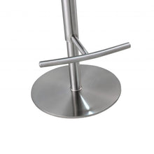 Load image into Gallery viewer, Reagan Silver Adjustable Stool