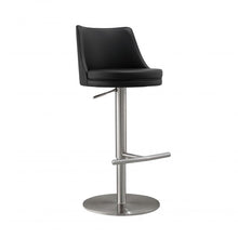 Load image into Gallery viewer, Reagan Silver Adjustable Stool