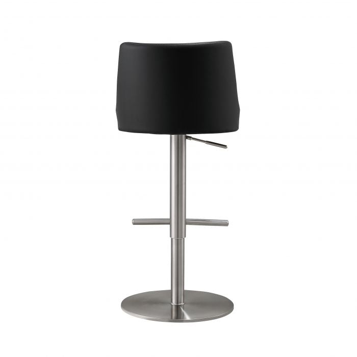 Reagan Silver Adjustable Stool