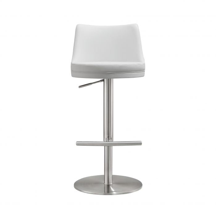 Reagan Silver Adjustable Stool