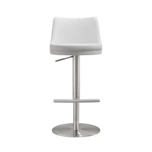 Load image into Gallery viewer, Reagan Silver Adjustable Stool