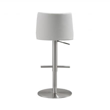 Load image into Gallery viewer, Reagan Silver Adjustable Stool