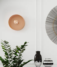Load image into Gallery viewer, Mokhtar Blush Round Wall Sconce