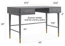 Load image into Gallery viewer, Talia Desk By Inspire Me! Home Decor