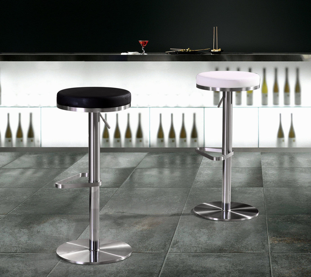 Fano Steel Adjustable Barstool