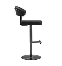 Load image into Gallery viewer, Cosmo Black on Black Steel Barstool