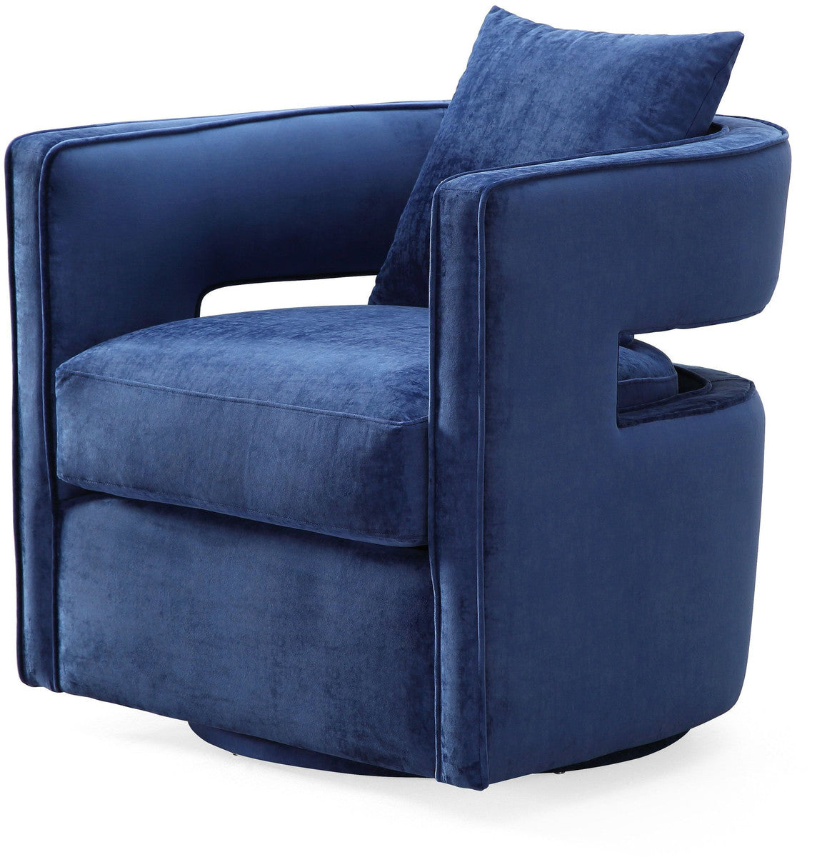 Kennedy Velvet Swivel Chair