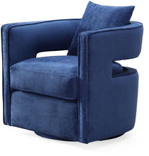 Load image into Gallery viewer, Kennedy Velvet Swivel Chair