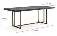 Load image into Gallery viewer, Mason Black Dining Table