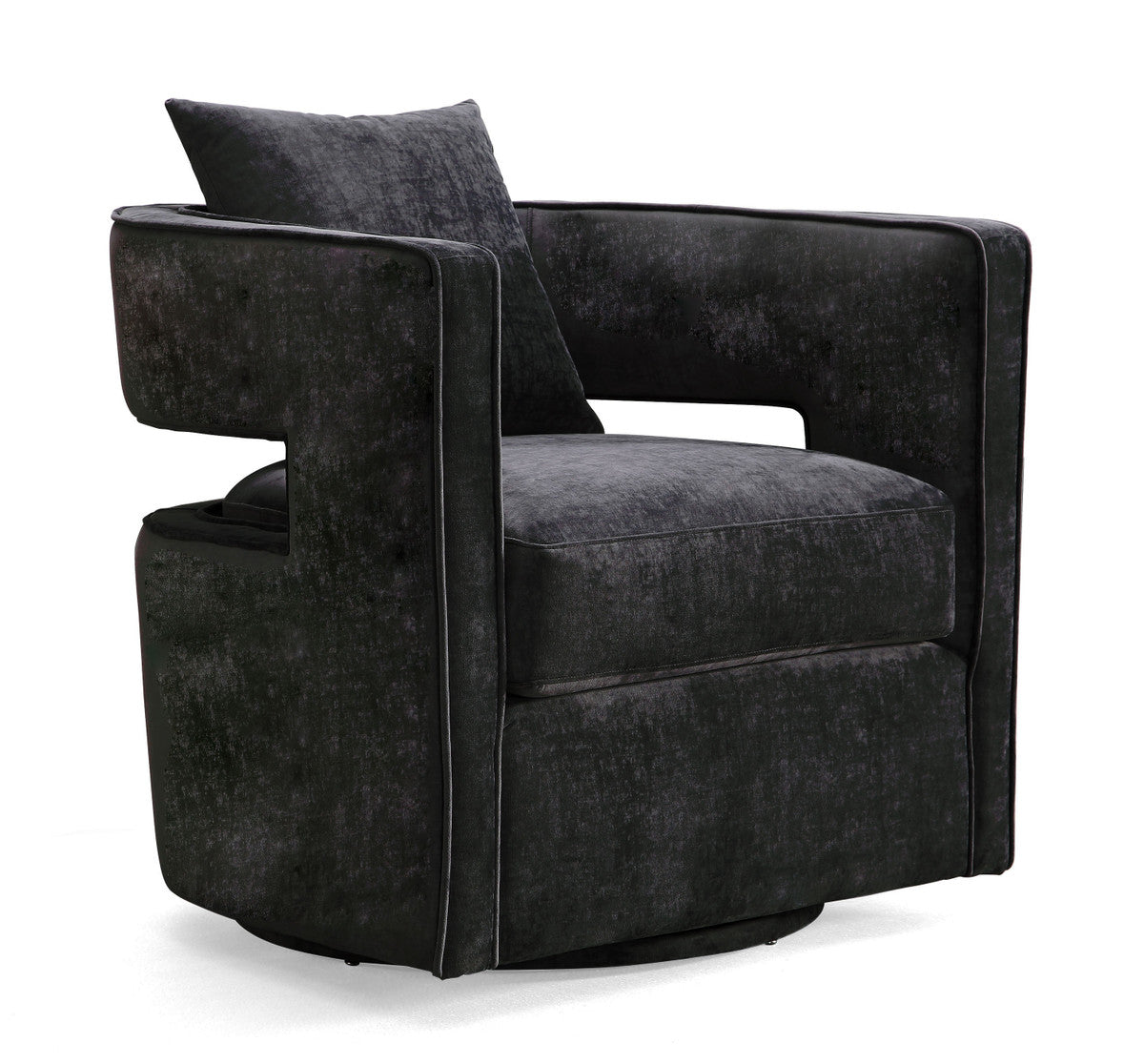 Kennedy Velvet Swivel Chair