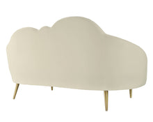 Load image into Gallery viewer, Cloud Cream Velvet Settee