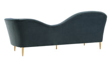 Load image into Gallery viewer, PLATO GREY VELVET SOFA