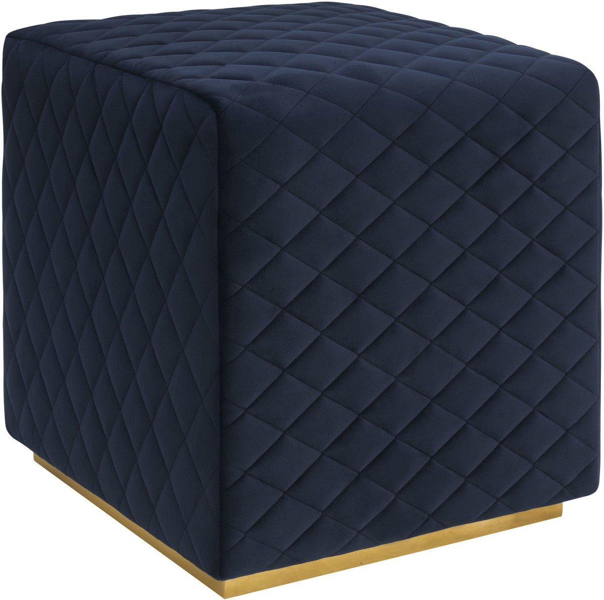 Kent Velvet Ottoman