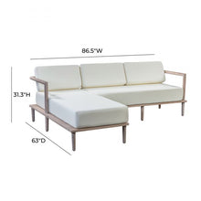 Load image into Gallery viewer, Emerson Cream Outdoor Sectional - LAF