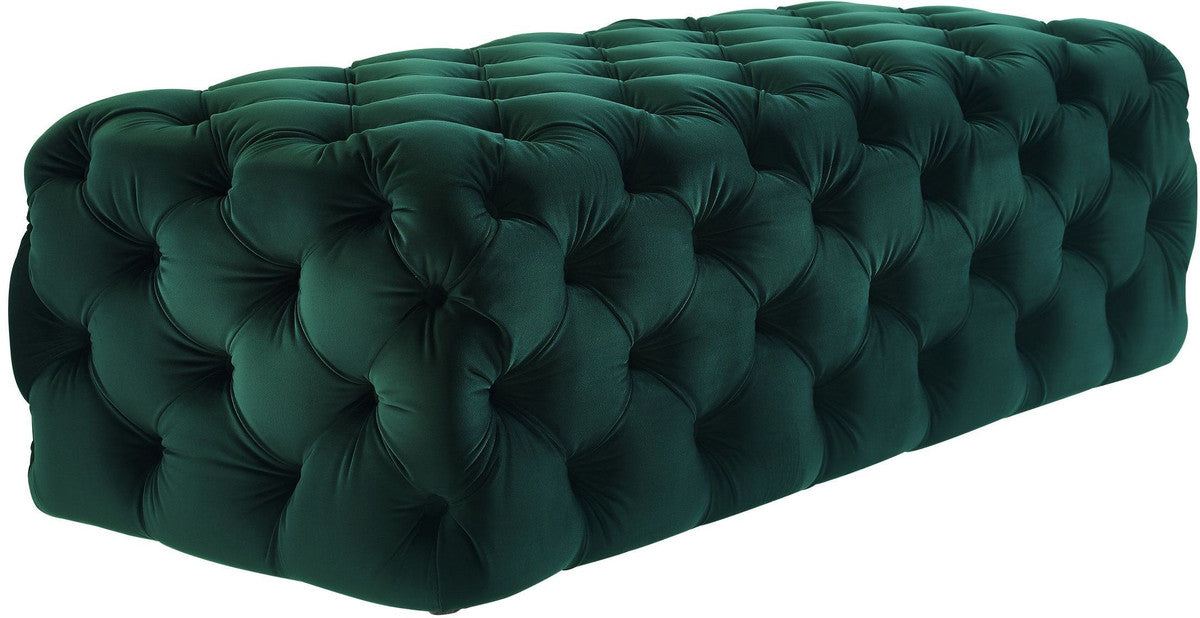 Kaylee Jumbo Velvet Ottoman