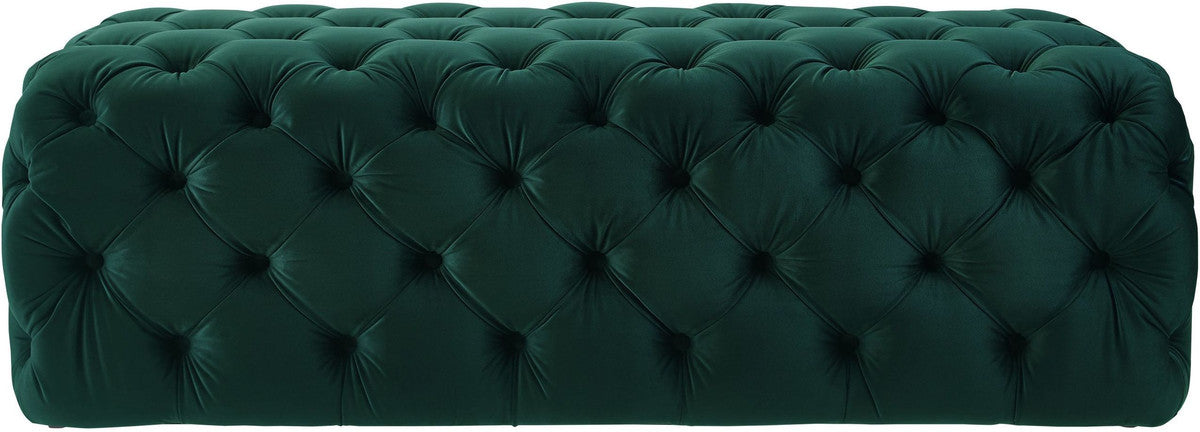 Kaylee Jumbo Velvet Ottoman