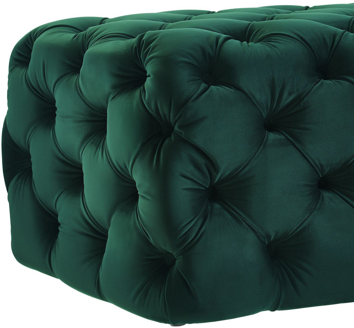 Kaylee Jumbo Velvet Ottoman