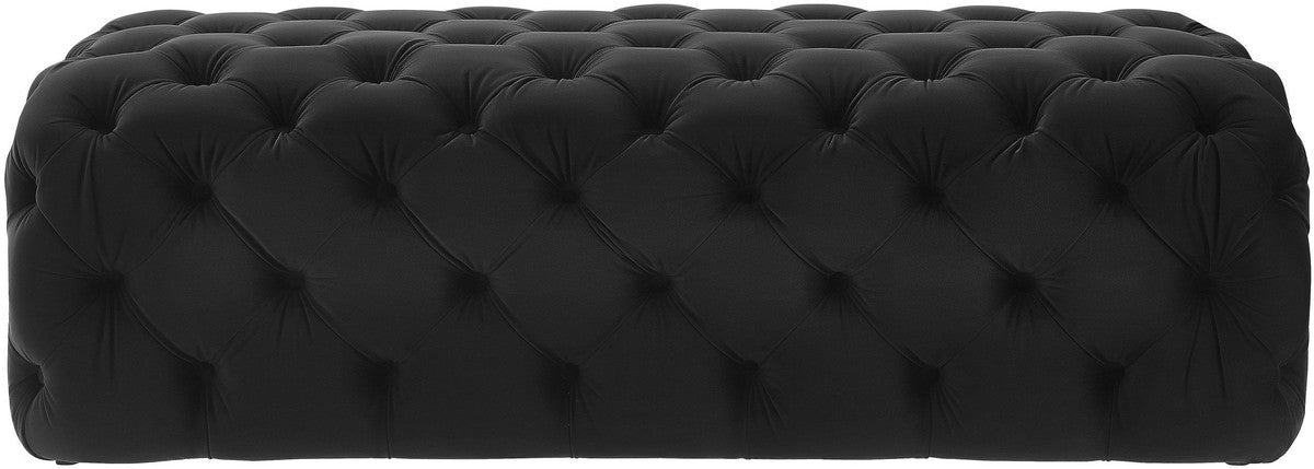 Kaylee Jumbo Velvet Ottoman