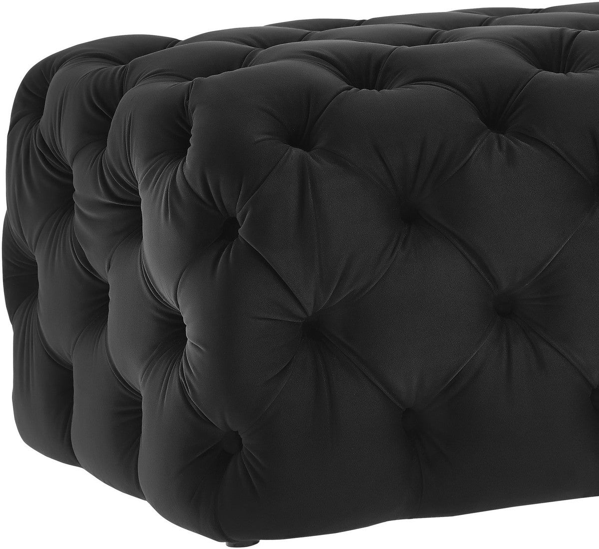 Kaylee Jumbo Velvet Ottoman