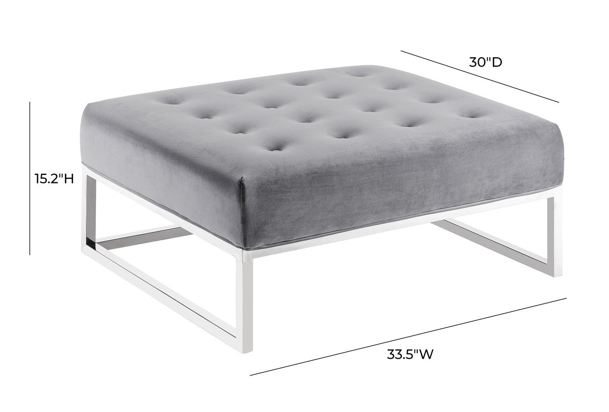 Nova Velvet Ottoman