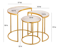 Load image into Gallery viewer, Crescent Nesting Tables By Inspire Me! Home Decor