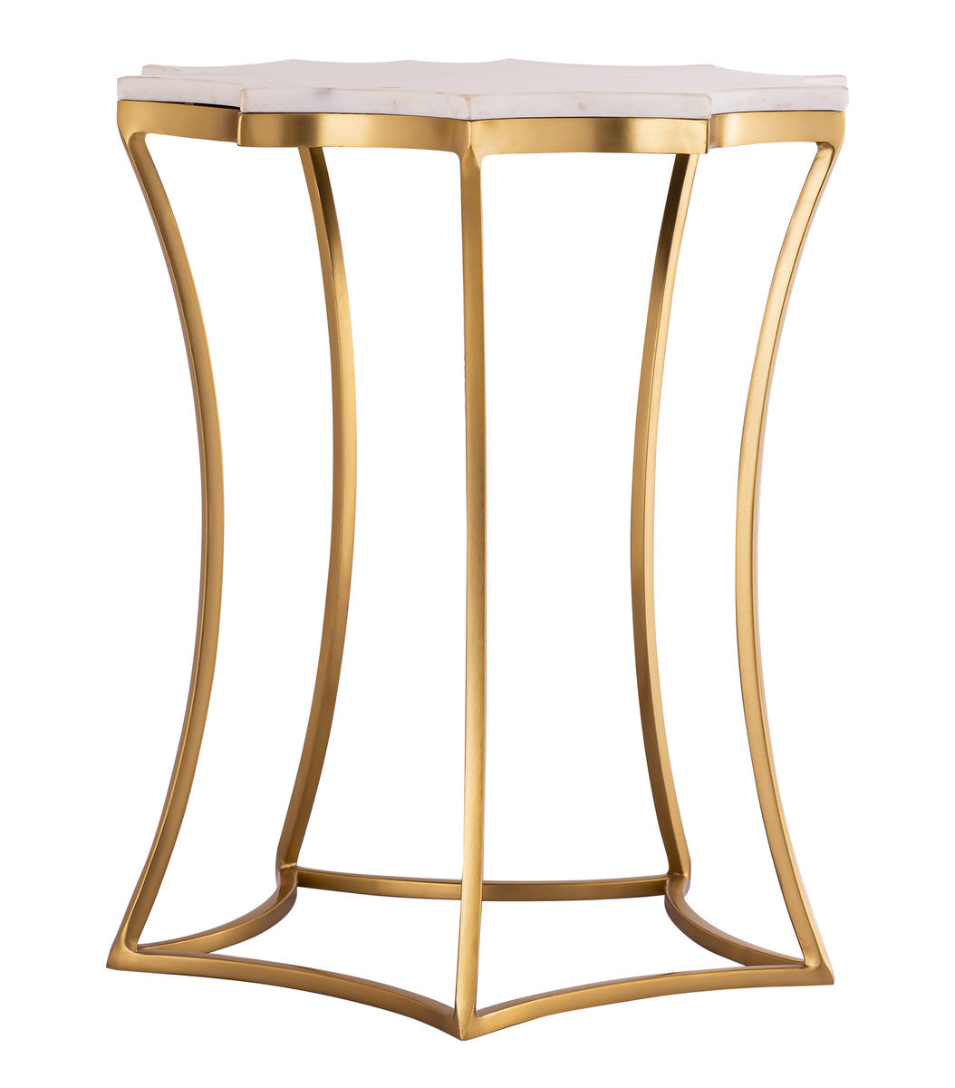 Camilla Marble Side Table By Inspire Me! Home Decor