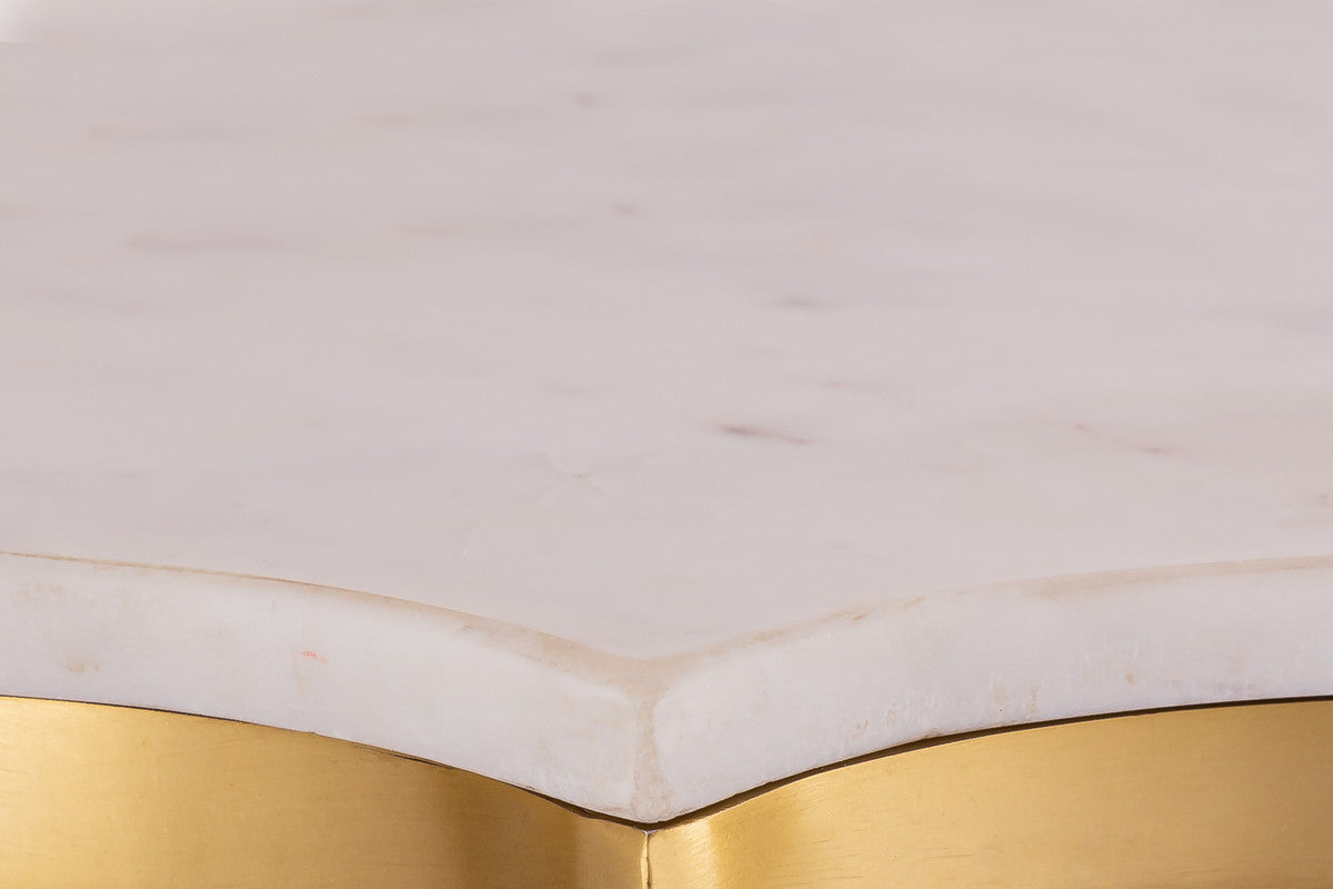 Camilla Marble Side Table By Inspire Me! Home Decor