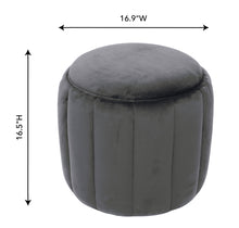 Load image into Gallery viewer, Ives Velvet Ottoman
